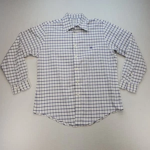 Brooks Brothers Oberhemd Herren L Blau Geometrisch Regent Fit Button Down Supima - Bild 1 von 10