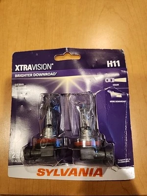 SYLVANIA - H11 XtraVision - High Performance Halogen Headlight Bulb New Open Box - Image 1 of 4