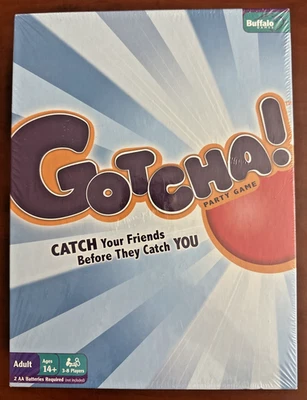 Gotcha Party Game Catch Your Friends Before They Catch You By Buffalo Games Nuevo Foto 1 de 4