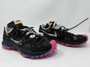 Nike Air Zoom Terra Kiger 5 x OFF-WHITE Athlete in Progress - Black Size 6.5 - Picture 1 of 19