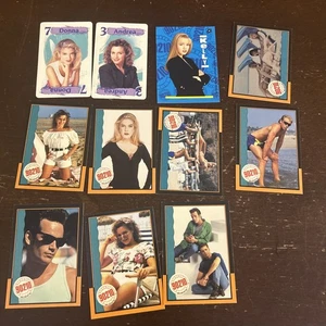 LOT 11 BEVERLY HILLS 90210 GENUINE AUTHENTIC VINTAGE TRADING CARDS - Picture 1 of 2