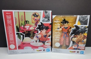 Juego S.H.Figuarts Dragonball Z Son Goku A Saiyajin Criado en la Tierra y Harahachibunme - Imagen 1 de 8