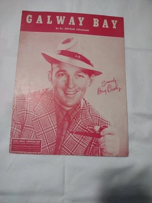 "GALWAY BAY'" ©1947 Partituras Piano De Colección Arthur Colahan, Bing Crosby Foto 1 de 2