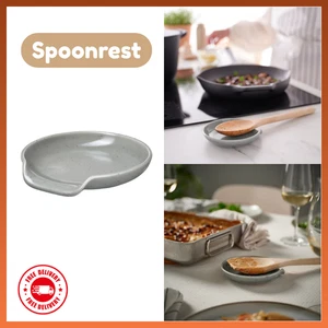 IKEA ROEDSYRA Keramik Löffelablage Küchenutensilienhalter Kochlöffelständer grau - Bild 1 von 5