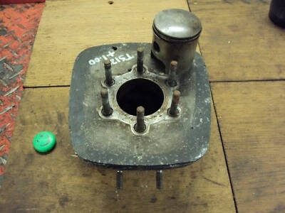 SUZUKI TS125 TS 125 +1.00 MOTOR CILINDRO BARRIL JARRA BUENO Y PISTÓN Foto 1 de 4