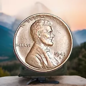 1945-S Lincoln Wheat Cent ""Miglior valore su eBay"" SPEDIZIONE GRATUITA VELOCE - Foto 1 di 6