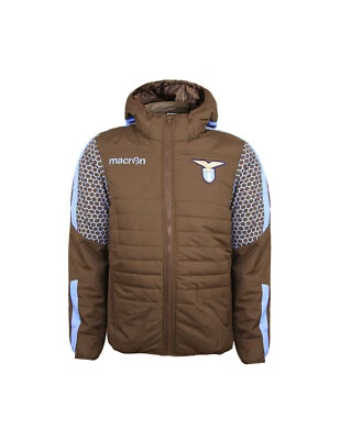 7001 Macron Lazio Bomber Rembourré Officiel 58062076 Veste Vestes Tabac - Photo 1/3