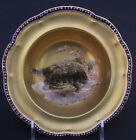 12 Cauldon, England Hand-Painted Gilt Turtle Soup Bowls