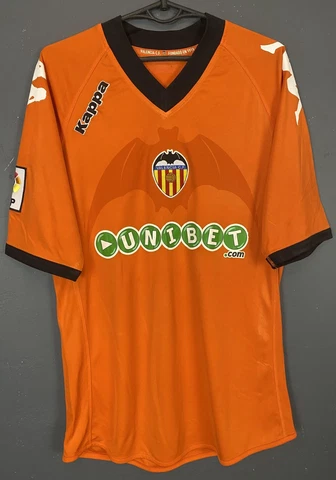 MEN'S FC VALENCIA 2010/2011 AWAY FOOTBALL SOCCER SHIRT JERSEY MAILLOT SIZE M Cover