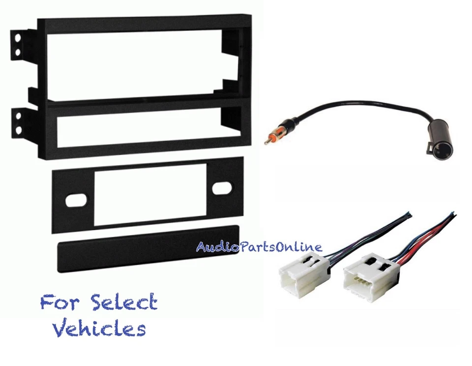 Car Radio Kit Combo for 1996 1997 1998 1999 2000 Nissan Pathfinder Infiniti QX4 - Image 1 of 1