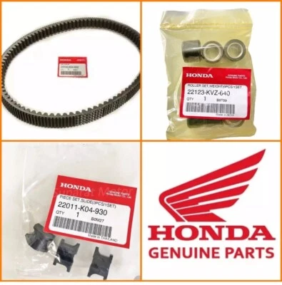 Kit de cinturón genuino Honda Forza 300 y SH300 2018 2019 2020 + rodillos + deslizadores 🇬🇧 Foto 1 de 4