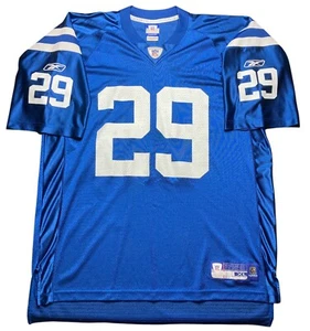 Camiseta deportiva Reebok On Field Indianapolis Colts 29 Joseph Addai XL azul estampada - Imagen 1 de 9
