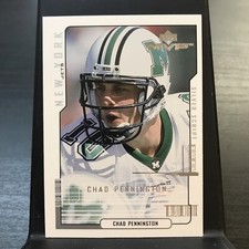 2000 Upper Deck MVP Silver Script Jets Rookie Card #208 Chad Pennington RC