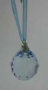 Charm auto cattura sole rotondo blu C3 ESPRESSIONI CRISTALLO ornamento acrilico Ganz - Foto 1 di 5