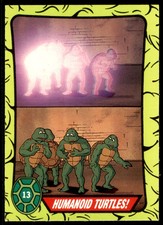 Topps Ireland  Teenage Mutant Hero Turtles (1990) Humanoid Turtles! No. 13