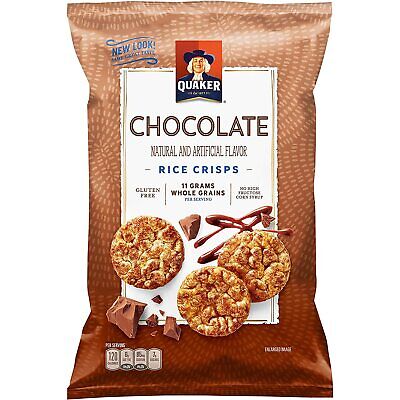 Quaker Rice Crisps, Chocolate, 7.04 Oz 4 Bags • 23.74€