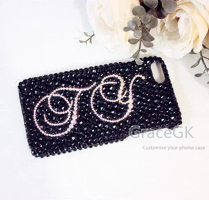 Customized Personalised Monogram Name phone case Fits For iPhone and Samsung - Picture 1 of 2