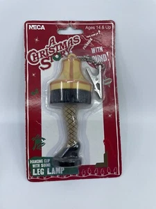 A CHRISTMAS STORY NECA LEG LAMP HANGING CLIP WITH SOUND NEW SEALED - Picture 1 of 5