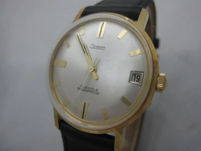 RELOJ PARA HOMBRES NUEVO VINTAGE MECÁNICO CUERDA MANUAL 17 JOYAS RESISTENTE A GOLPES CÓNDOR Foto 1 de 3