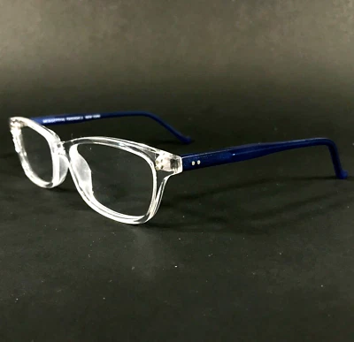 Monturas de gafas Morgenthal Frederics 838 UMA azul transparente redondo 50-17-145 Foto 1 de 4