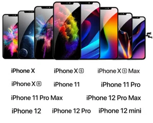 For iPhone X XR XS Max 11 Pro 12 Screen Replacement LCD OLED 3D Touch Digitiser - Picture 1 of 51