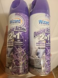 2Wizard double action 2 en 1 éliminateur d'odeurs assainisseur d'air cigarette vape lavande