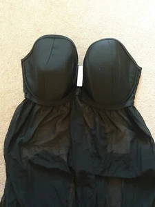 Curvy Kate Wrapsody Bandeau Bikini Top Black Size 28DD SIZE 4 XXS Brand New - Picture 1 of 6