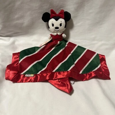 Manta de seguridad navideña Lovey Itty Bittys Hallmark Disney Minnie Mouse 2016 Foto 1 de 4