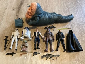 Kenner Hasbro Star Wars Action Figure Lot Luke Han Yoda Chewbacca Jabba R2-D2 - Imagen 1 de 1