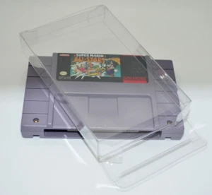 5 fundas protectoras de plástico para cartucho Super Nintendo SNES - Imagen 1 de 7