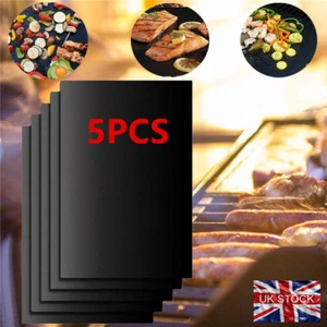 5X Alfombrilla antiadherente para parrilla de barbacoa forros para horno almohadilla de sábanas reutilizable para hornear barbacoa - Imagen 1 de 9