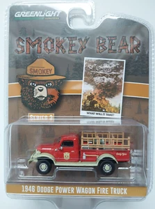 1946 Dodge Power Wagon Fire Truck 1:64 Scale Diecast Model Truck by Greenlight - Picture 1 of 3