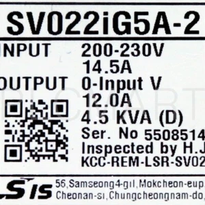 (USED) LS ELECTRIC SV022iG5A-2 INVERTER FEDEX FREE Intl' Shipping! - Picture 1 of 6