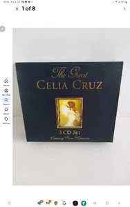 The Great Celia Cruz  Latin Salsa Cuban Singer 3 CD Box Set - Picture 1 of 3