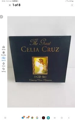 The Great Celia Cruz  Latin Salsa Cuban Singer 3 CD Box Set - Image 1 of 3