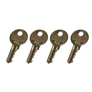 4 Ignition Keys 455 key 104466 for Skyjack Genie JLG Snorkel Parts - Picture 1 of 1