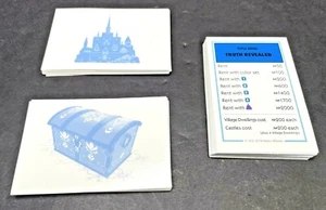 Monopoly Frozen 2 Pieces: All 22 Deeds & 32 Cards Replacement Parts - Picture 1 of 2