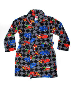 Kids Disney Pixar CARS 2 Plush Bathrobe Boys Size 8 (M) Lightning McQueen