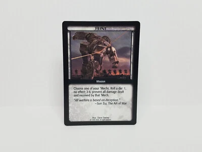 1996 WOC: BATTLETECH CCG: Feint (C) - New, Un-Played - Image 1 of 2
