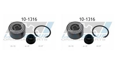 IJS GROUP 2x Radnabe Radlagersatz vorne für Fiat Barchetta Doblo Cargo Alfa - Bild 1 von 2