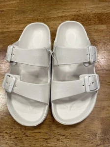 Lightweight Comfort Soft Slides EVA Adjustable Double Buckle Sz 36 EUR (5 US) - Picture 1 of 14