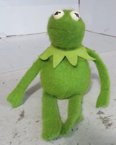 Vintage 1979 KERMIT THE FROG Muppet Sad Beanbag Plush Fisher Price Toy 864 RARE Cover