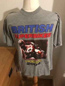 Vintage British Superbikes from 2006 T-Shirt Herren Large, Oulton Park in grau - Bild 1 von 6