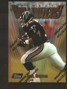 1997 Topps Finest #28 - Jamal Anderson - Atlanta Falcons 97-528 - Foto 1 di 2