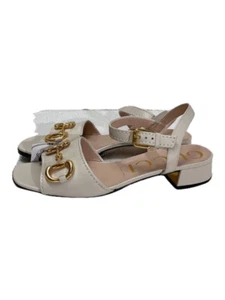 Sandalias de cuero para mujer GUCCI talla 39 en blanco - Imagen 1 de 8
