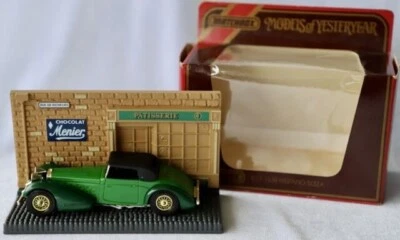 Y-1 1936 Jaguar SS100 Matchbox Models of Yesteryear Yellow Maroon Box 1985 - Image 1 of 2