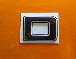 3D Stickers Resin Domed LETTER D - Color Black - 25 mm(1 inch) Adhesive Decal - Picture 1 of 1