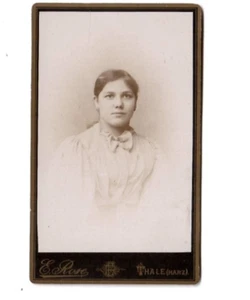 1884 - CDV retrato de mujer * Thale i. H. alrededor de 1900 - Imagen 1 de 2