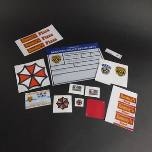 RESIDENT EVIL Welcome to Raccoon City Sticker Set Movie Props (0103-8656) - Picture 1 of 3