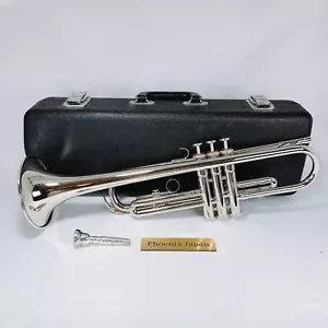 YAMAHA YTR-1310 Trumpet Case Silver Nickel Mouthpeace - Picture 1 of 11